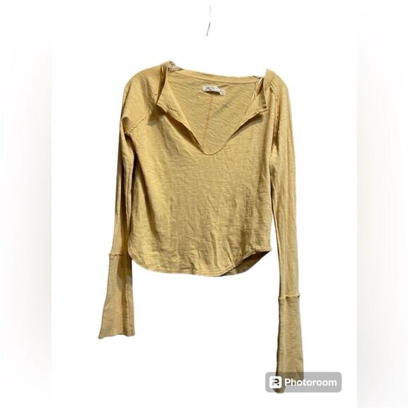 Free People NWT Hailey Long Sleeve Top in Hazy Day Size XS - Picture 6 of 9